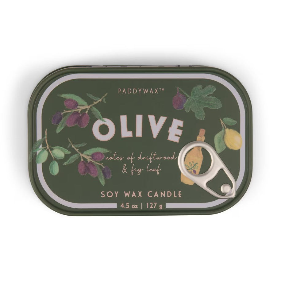 Bistro Tin Candle 4.5oz - Olive (Fig & Olive)