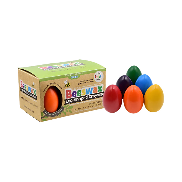 Beeswax Egg Shaped Crayons