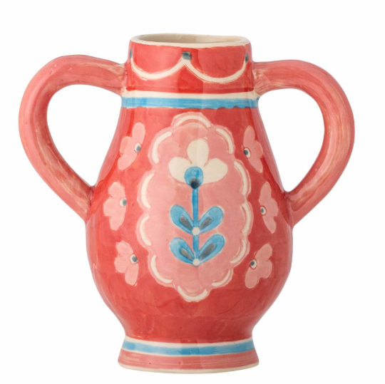 Odina Vase - Red Stoneware