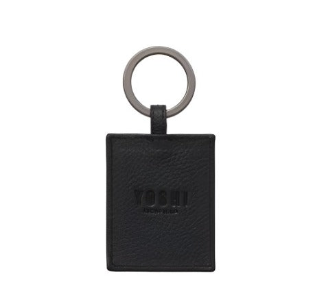 Yoshi Leather Keyring - Bookworm - Black