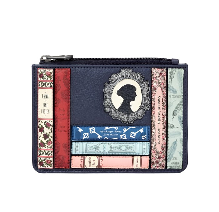 Franklin Zip Top Purse - Jane Austen, Navy