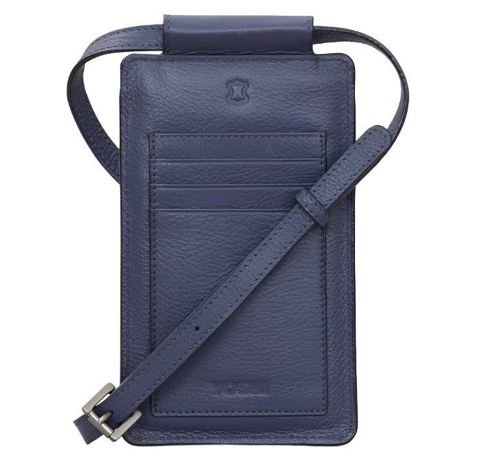 Leather Phone Case - Austen Bookworm, Navy