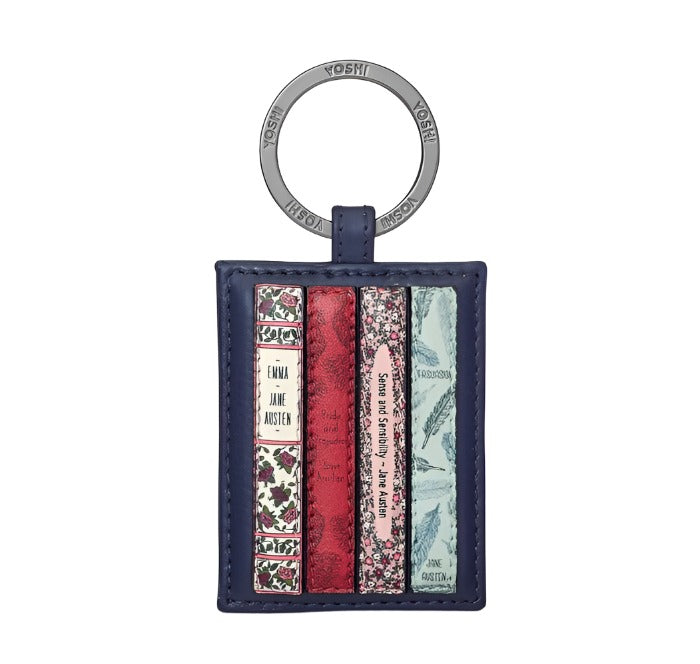 Yoshi Leather Keyring - Jane Austen Bookworm