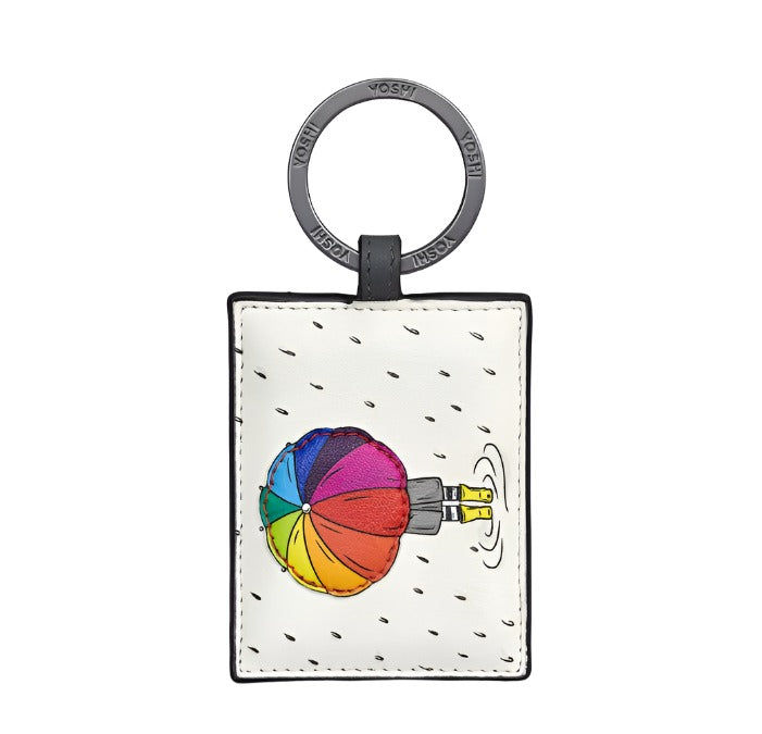 Yoshi Leather Keyring - Rain, Rain Go Away