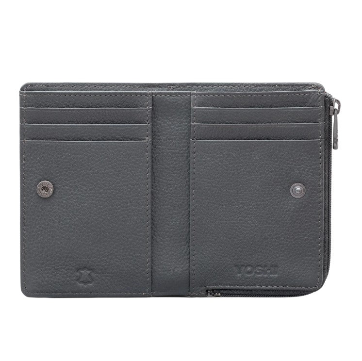 Flap Over Purse Small - Rain Rain Go Away, Grey