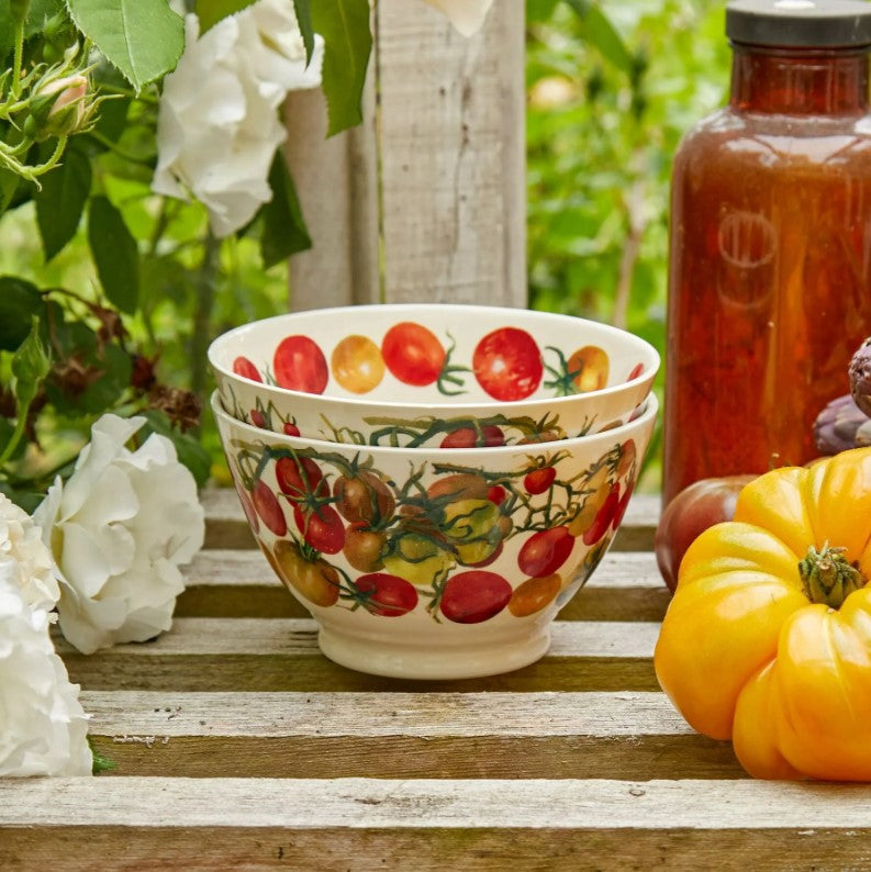 Medium Old Bowl - Vegetable Garden Tomato