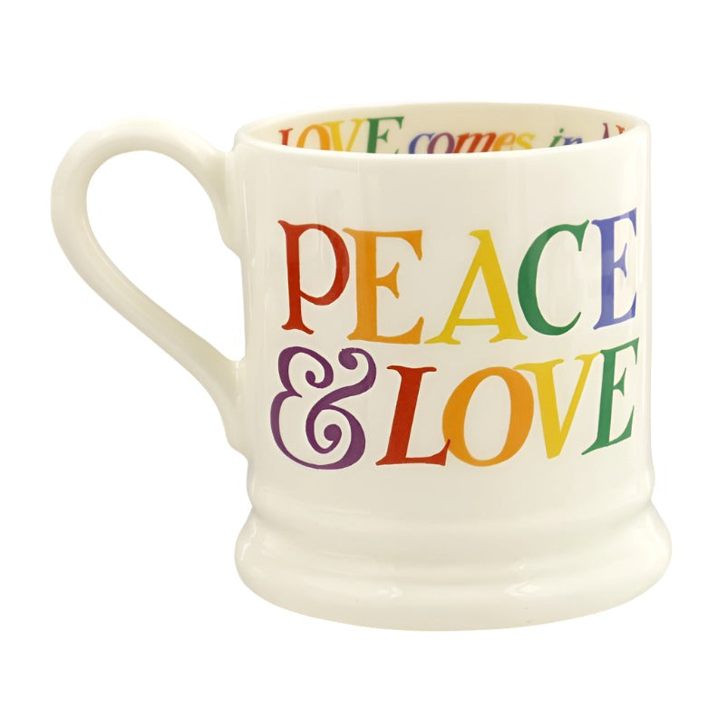 Half Pint Mug - Rainbow Toast Love is Love