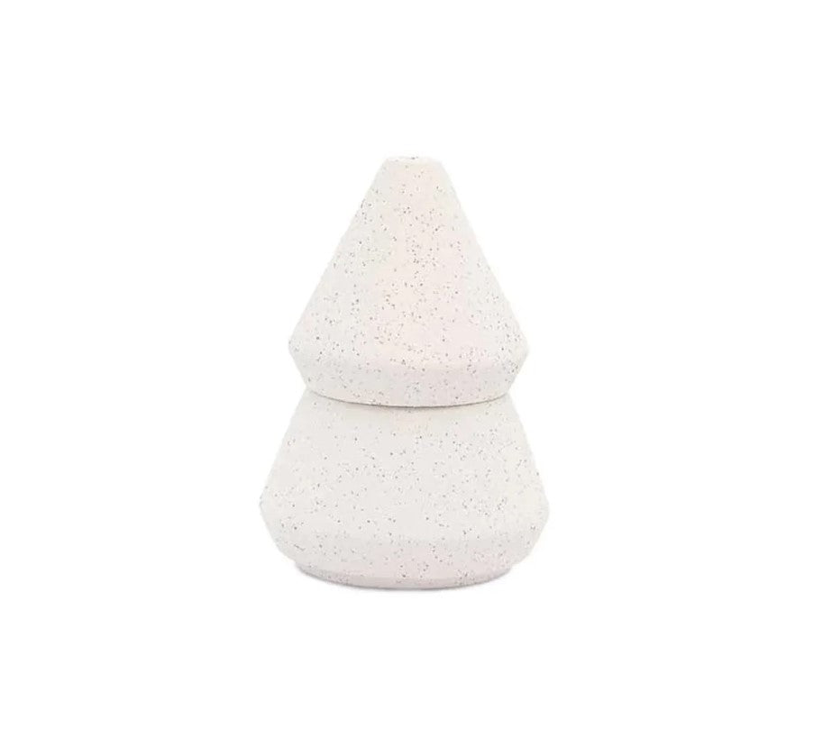 Cypress Fir Holiday Small 5.5 Oz White Speckle Tree Stack