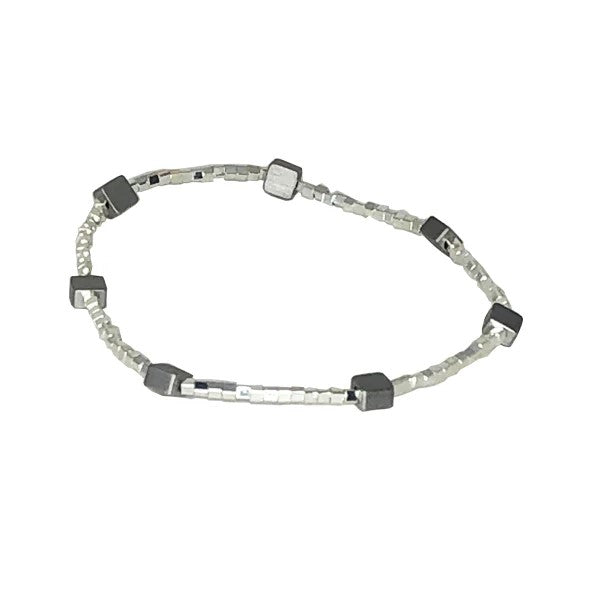 Fine Square and Square Bracelet