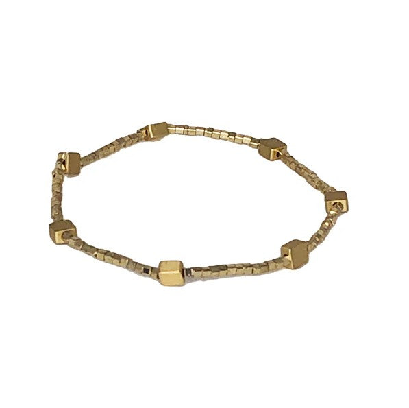 Fine Square and Square Bracelet