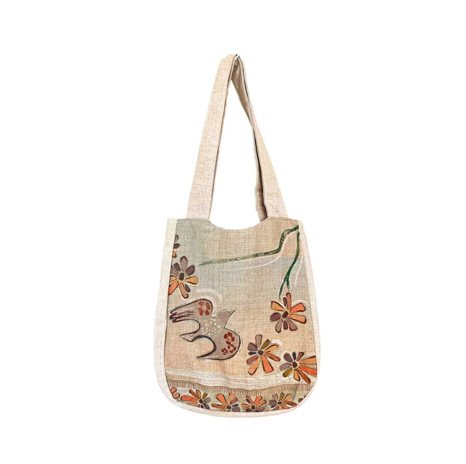 Linen Shoulder Bag