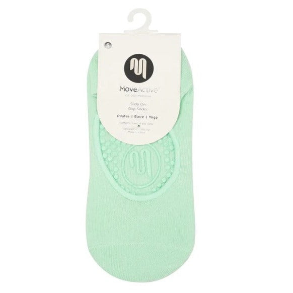 Slide On Grip Socks - Mint