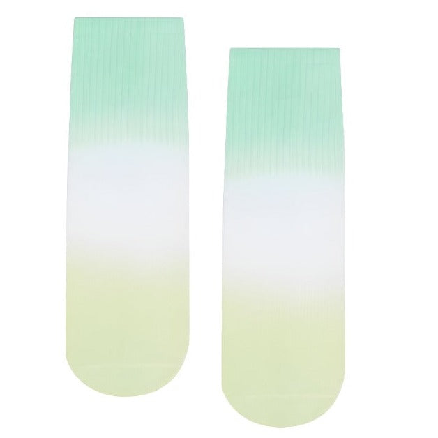 Crew Grip Socks - Miami Green Ombre