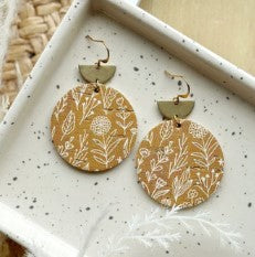 Dune Drop Earrings - Meadow