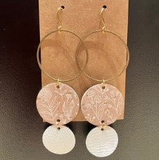 Forest Hoop Earrings - Meadow