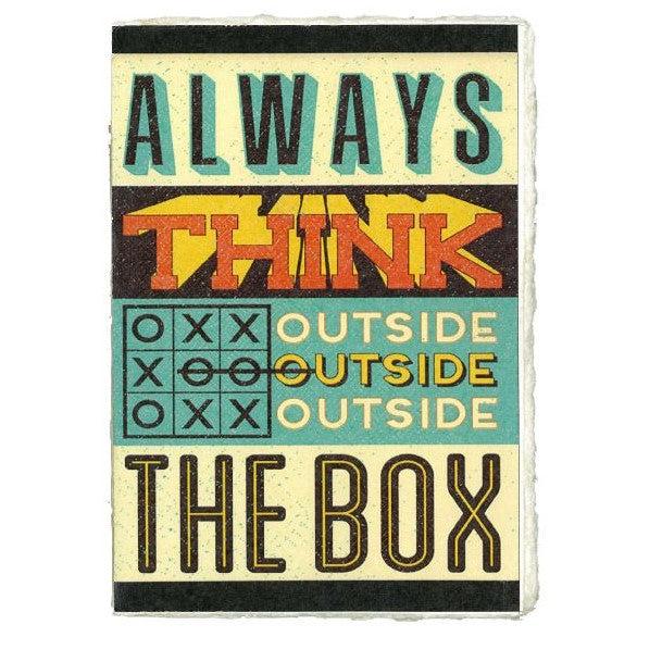 Always Think Outside The Box Journal