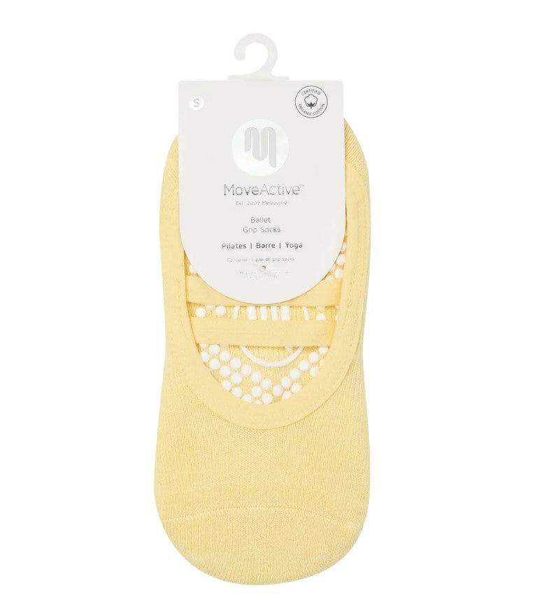 Ballet Grip Socks - Limoncello