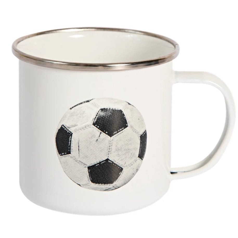 Sporting Nation Enamel Mug - Soccer