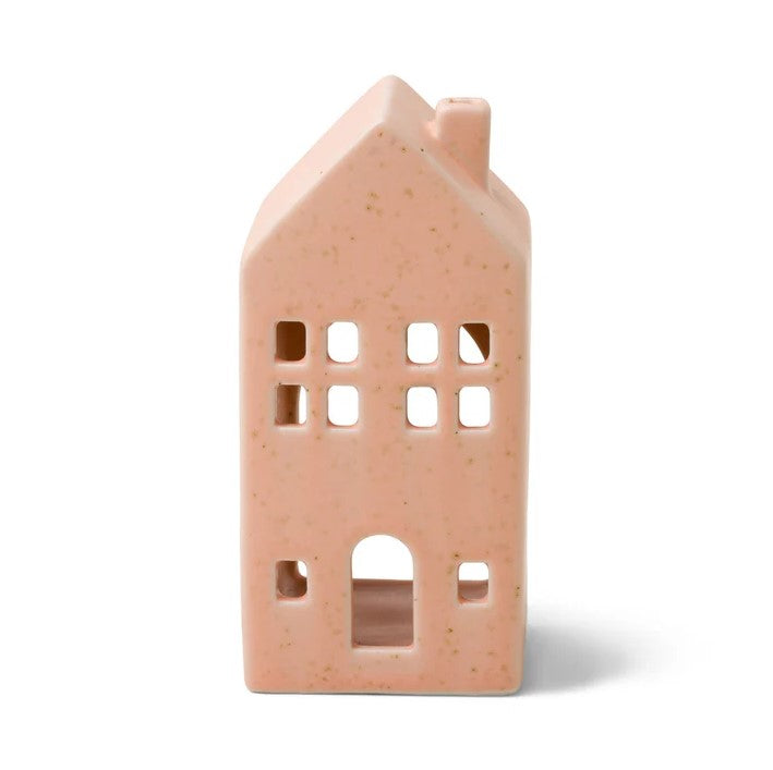 Holiday Town Incense Cone Holder - Townhouse (Persimmon Chestnut)