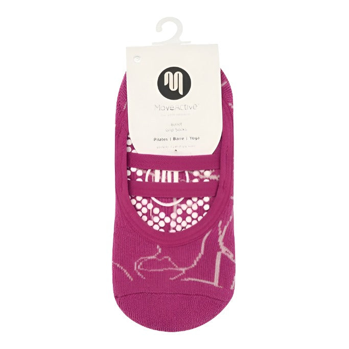 Ballet Grip Socks - Orchid