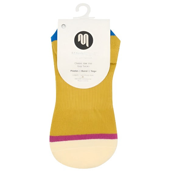 Classic Low Rise Grip Socks - Amber