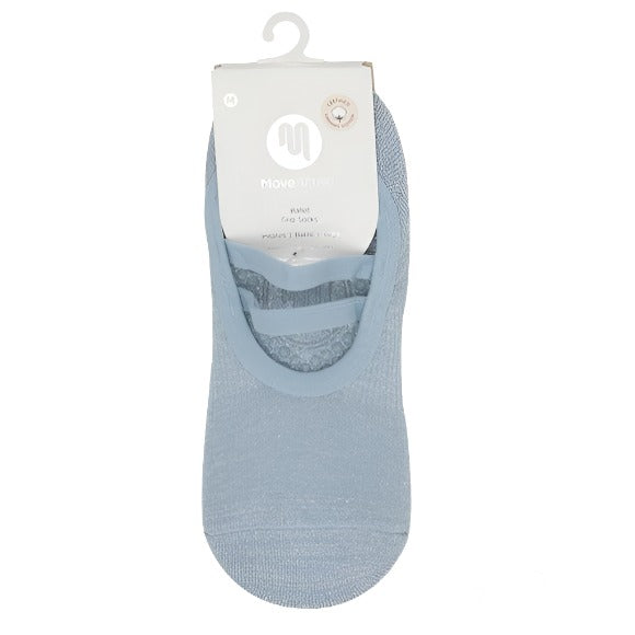 Ballet Grip Socks - Glitter Blue