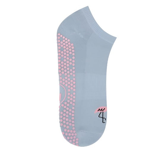 Classic Low Rise Grip Socks - Deco Flamingo