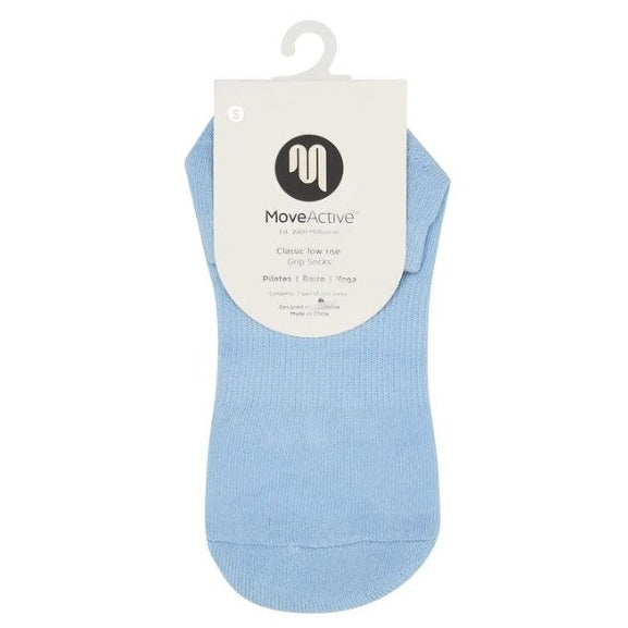 Classic Low Rise Grip Socks - Powder Blue