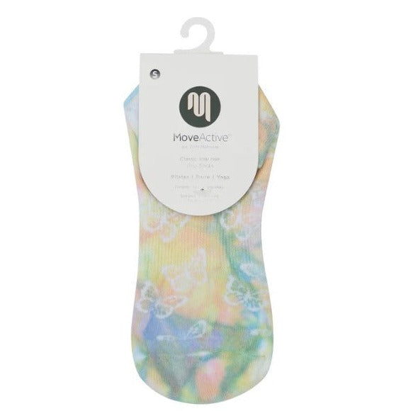 Classic Low Rise Grip Socks - Social Butterfly