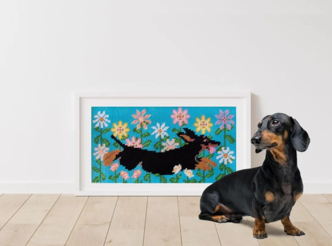 Half Stitch Crosstitch - Dachshund