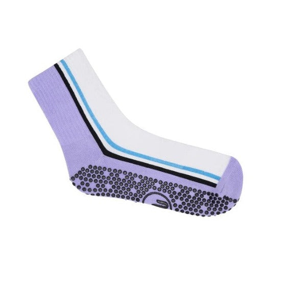 Crew Grip Socks - Fluid White and Purple