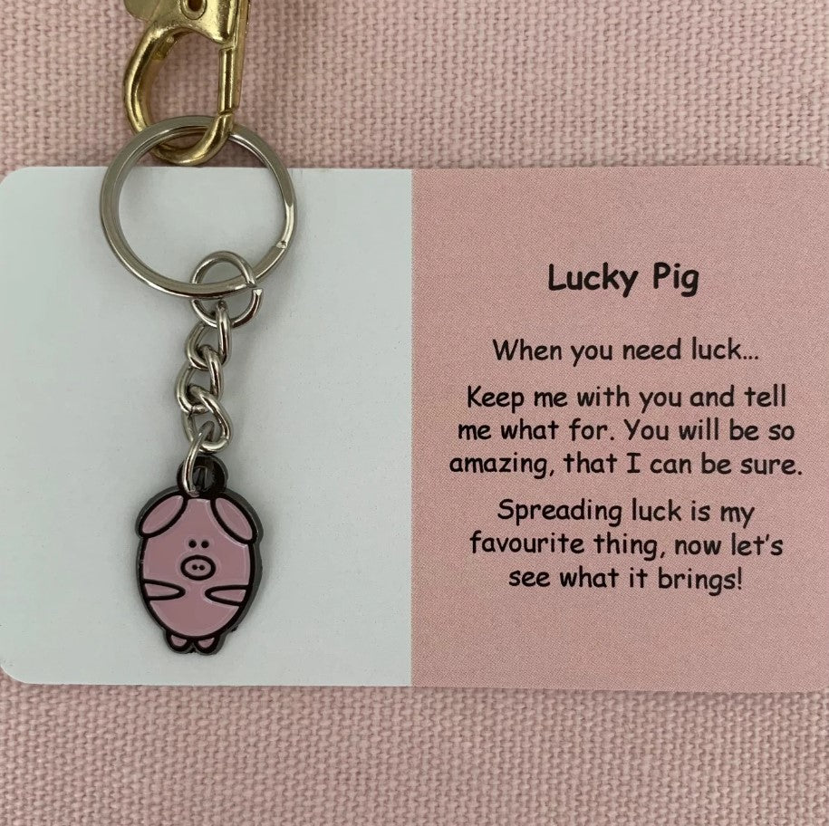 Little Joys Key Ring - Lucky Pig