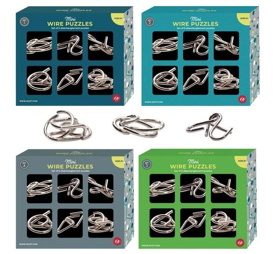 Mini Wire Puzzles Set of 6