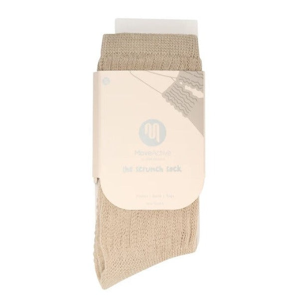 Scrunch Grip Socks - Latte