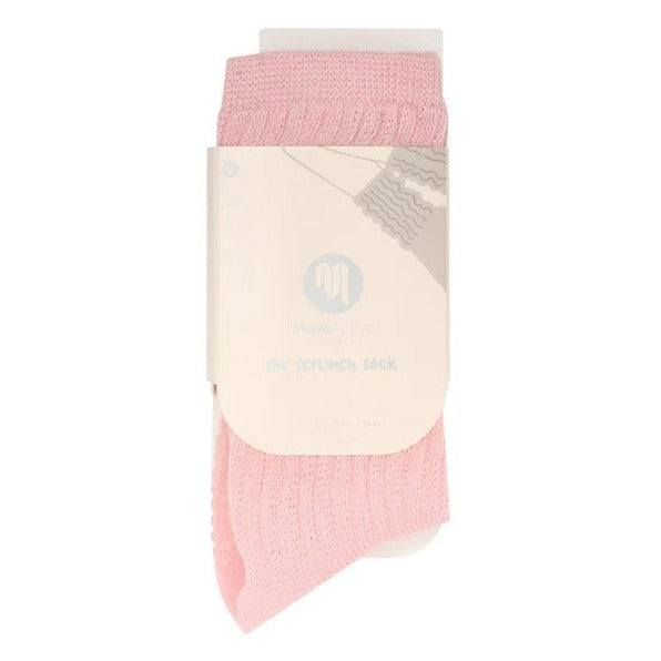 Scrunch Grip Socks - Pink