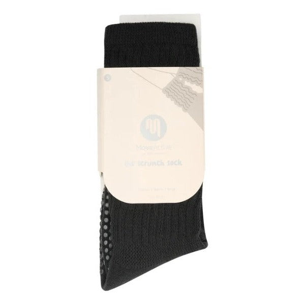 Scrunch Non Slip Grip Socks -Charcoal