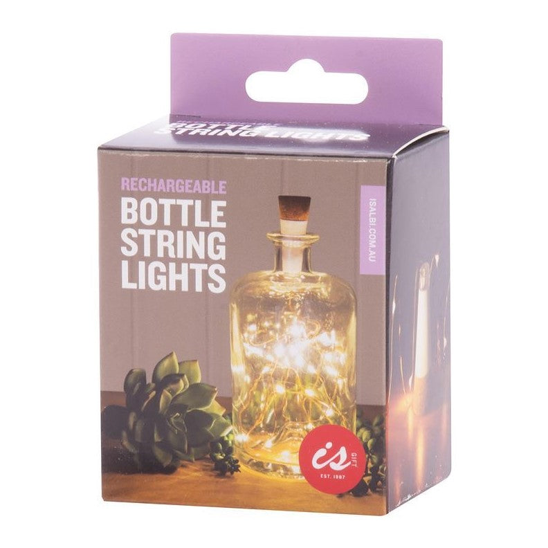 Rechargeable Bottle String Lights