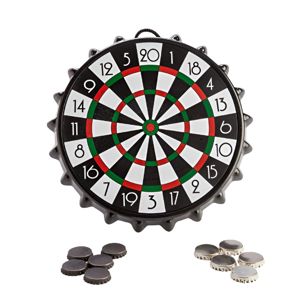 Magnetic Bottle Cap Darts