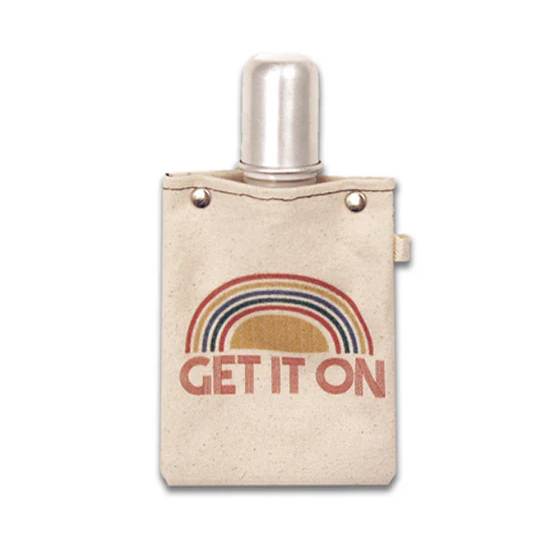 120ml Canvas Flask - Get It On