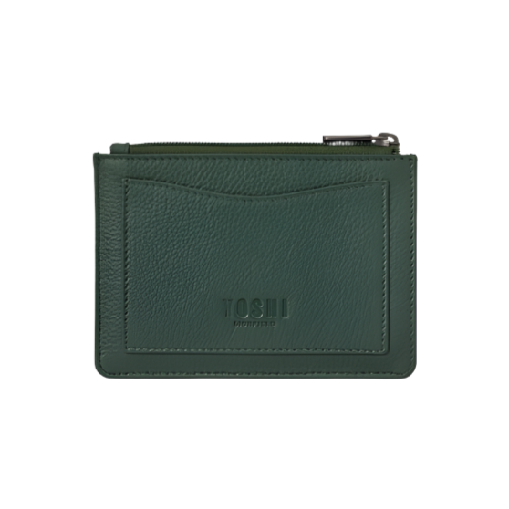 Franklin Zip Top Purse - Green Fingers Bookworm (Forest Green)