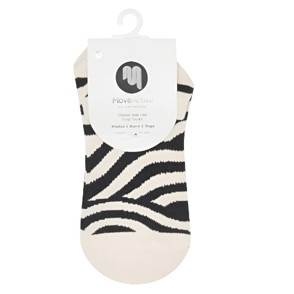 Classic Low Rise Grip Socks - Monochrome Swirl