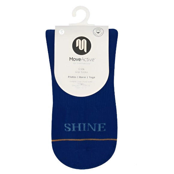 Crew Grip Socks - Cobalt Rise & Shine