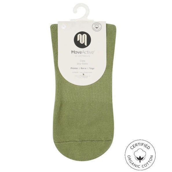 Crew Grip Socks - Stripe Sage & Oat