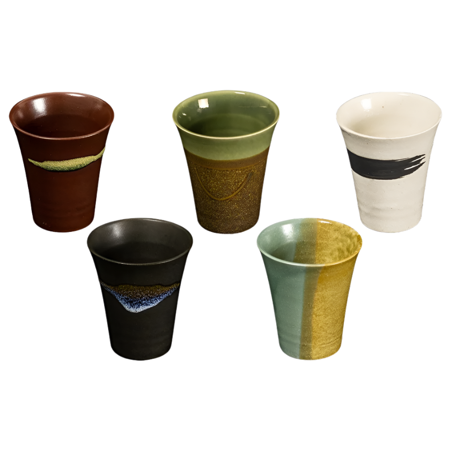 Meito No Sato Set of 5 Cups