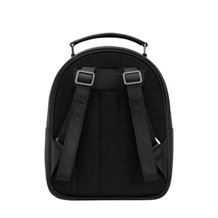 Leather Backpack - Mother's Pride Giraffe Black