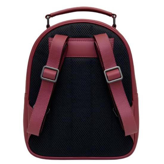 Leather Backpack - Bookworm Cherry Red