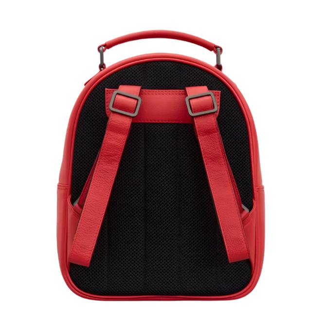 Leather Backpack - Mother's Pride Giraffe Red