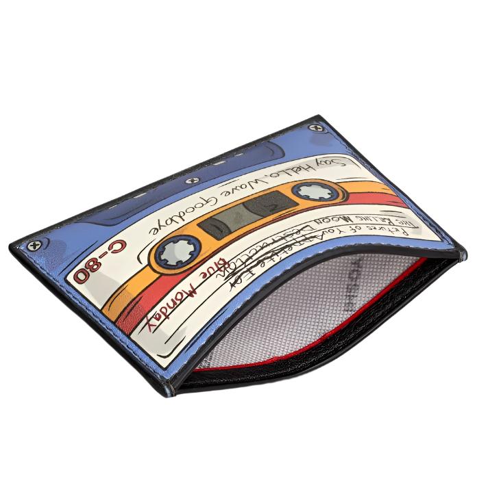 Academy Card Holder - Back To The 80s Blue