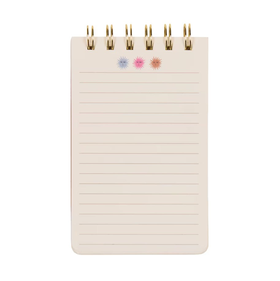 A Dopo Twin Wire Notepad - Sun