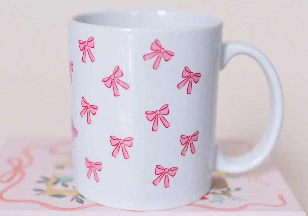 Pippy Post Mug - Coquette Bows Pink